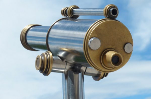 Teleskop als Sinnbild für die Zielfindung
