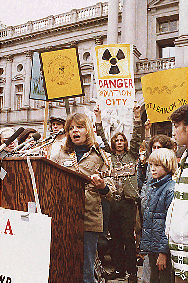 Anti-nuke rally in Harrisburg, (Pennsylvania) at the Capitol