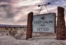 Meditation zum Loslassen: Mühelosigkeit statt Schwerstarbeit Meditation zum Loslassen: Sage Spruch - keep calm and let go