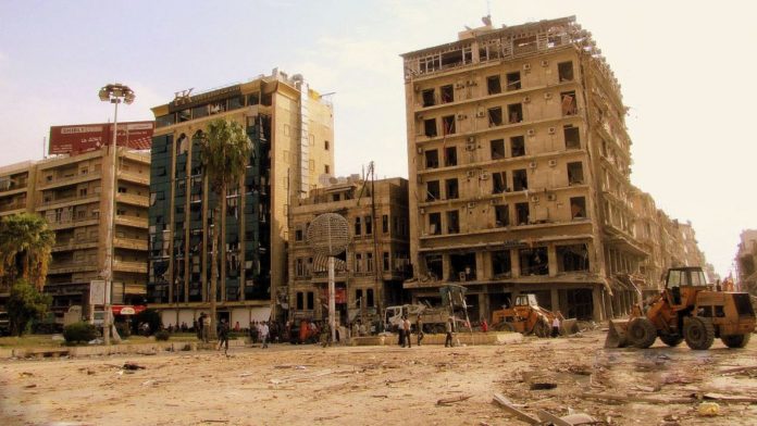 Saadallah after the explosion