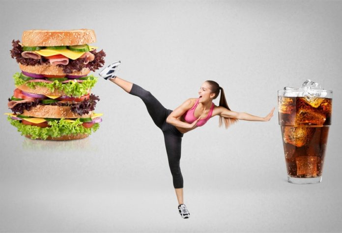 Fit, fitness, fast food.