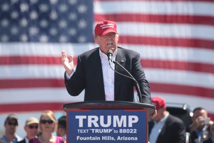 Donald_Trump_by_Gage_Skidmore_5 Donald Trump speaking at a rally in Fountain Hills, Arizona.