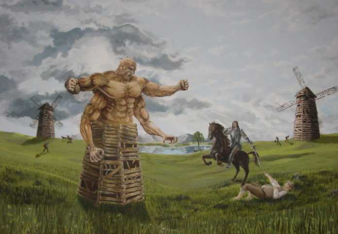 don_quijote_fighting_the_windmills_by_ajbajnificent Don Quijote fighting the windmills