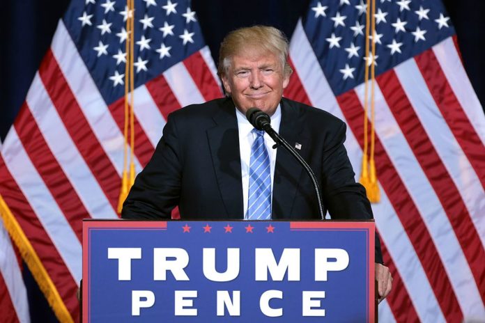 donald_trump_by_gage_skidmore_12 Donald Trump speaking at an immigration policy speech in Phoenix, Arizona.