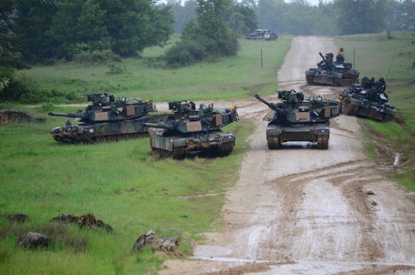 M1A2-Panzer in Hohenfels_Deutschland M1A2-Panzer in Hohenfels, Deutschland