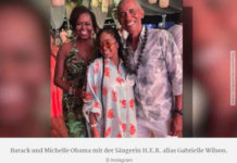 Obamas Geburtstagsparty 2021 ohne Masken: die Regeln gelten für die anderen! Obamas-60.-Geburtstag-mit-Saengerin-H.E.R.