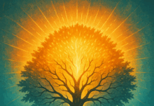 Bewusstseinswachstum: Warum seelische Reife heute überlebenswichtig ist Baum mit Wurzeln der für Heilung steht