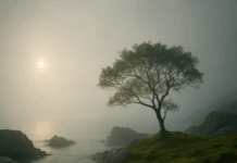 Einsamkeit – Wenn Rückzug zur Quelle innerer Kraft wird Felslandschaft im Nebel